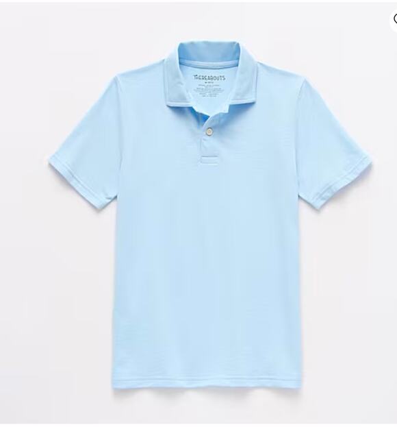 Thereabouts Other - NEW! Thereabouts Kids Short Sleeve Regular Fit Polo Shirt Size L 14/16 Blue